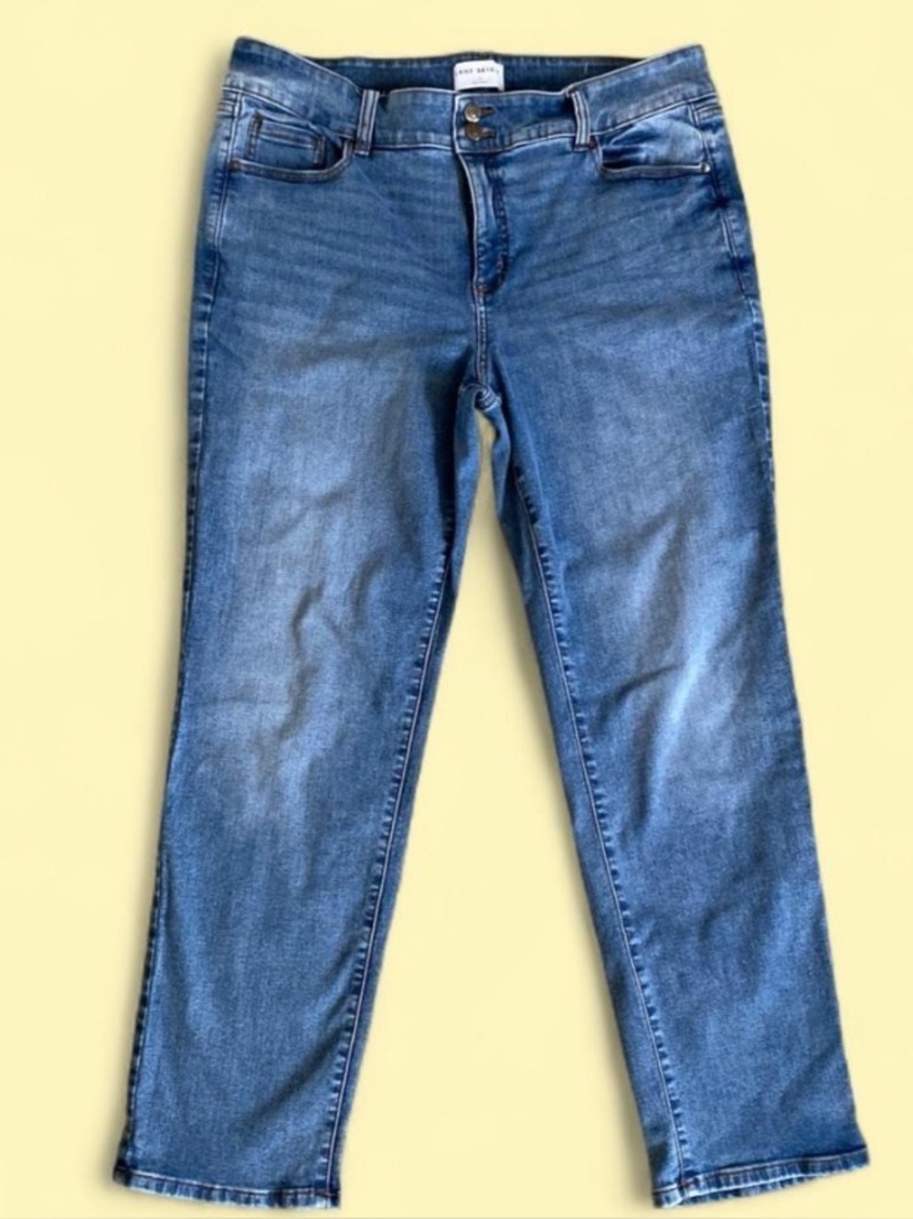 Lane Bryant high-rise straight jean